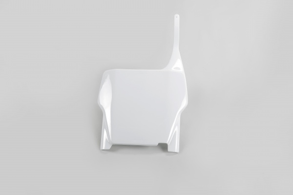 Front Number Plate white for Honda CR 125 R 2T (2004-07) - CR 250 R 2T (2004-07) - CRF 250 R (2004-07) - CRF 450 R (2004-07)